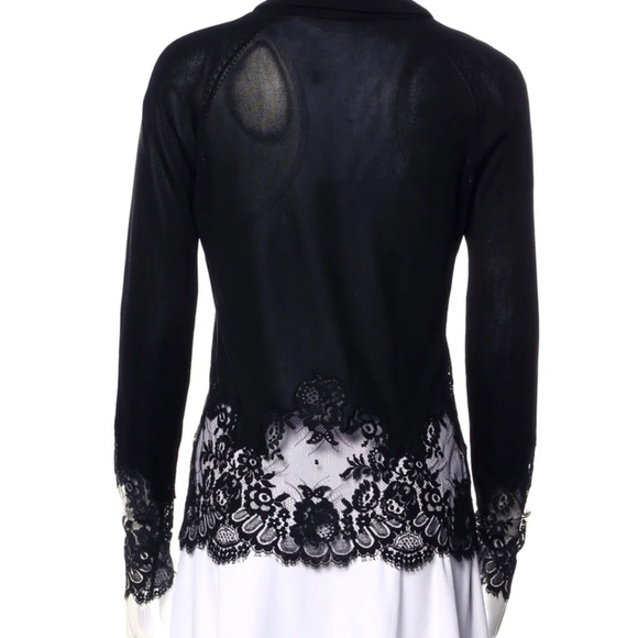 Moschino Couture Black Lace Cardigan - Picture 2 of 2